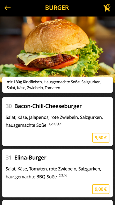 Elina Restaurant Wittlich screenshot