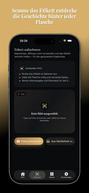 Whisky Etikett-Scanner screenshot 1 of 3