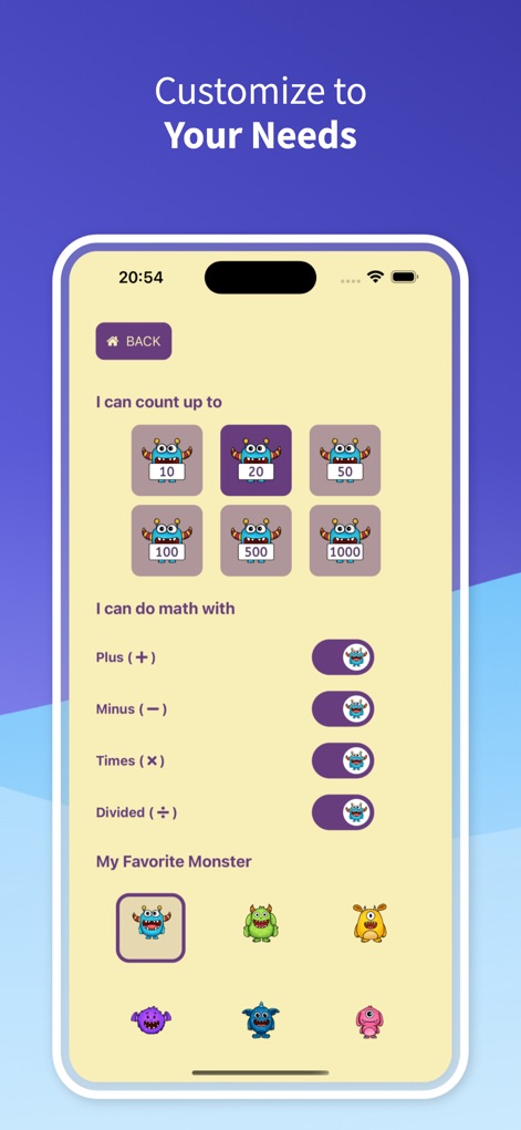 Monsty: Let's Practice Math - Education App | MWM
