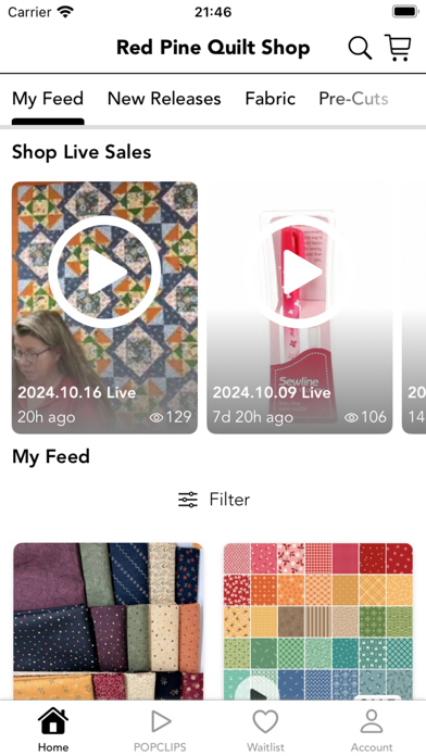 Red Pine Quilt Shop Screenshot 2 - AppWisp.com Red Pine Quilt Shop Screenshot 2 - AppWisp.com