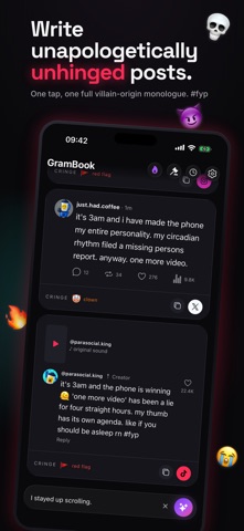 GramBook: Witty AI Captions screenshot