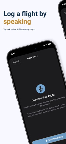 DaPilot: AI Logbook for Pilots iPhone screenshot