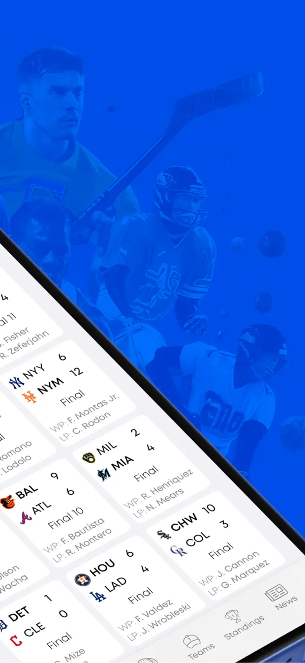 Sports Alerts, Screenshot 2