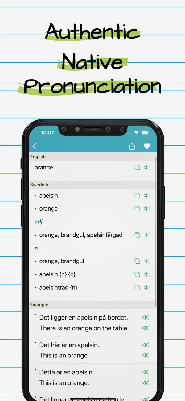Screenshot #2 pour Swedish English Dictionary Pro