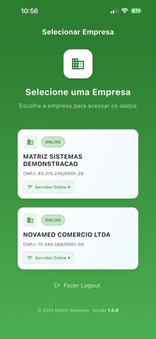 Matriz Vendas iA iPhone screenshot