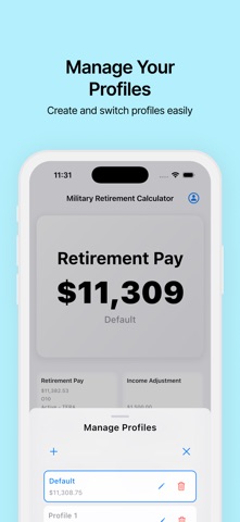 Military Retirement Calculator screenshot