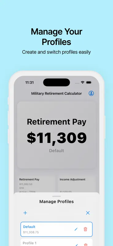Military Retirement Calculator screenshot 4 of 4