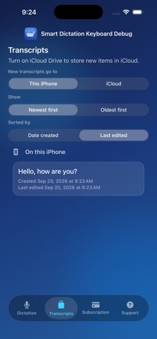 Smart Dictation Keyboard Screenshot 6 of 6