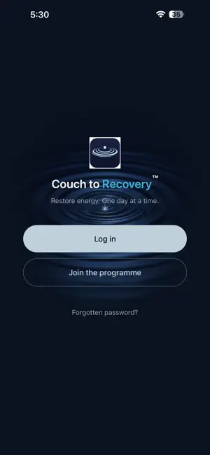 Couch to Recovery™ screenshot 1