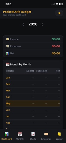 PocketKnife Budget Screenshot 1 of 7