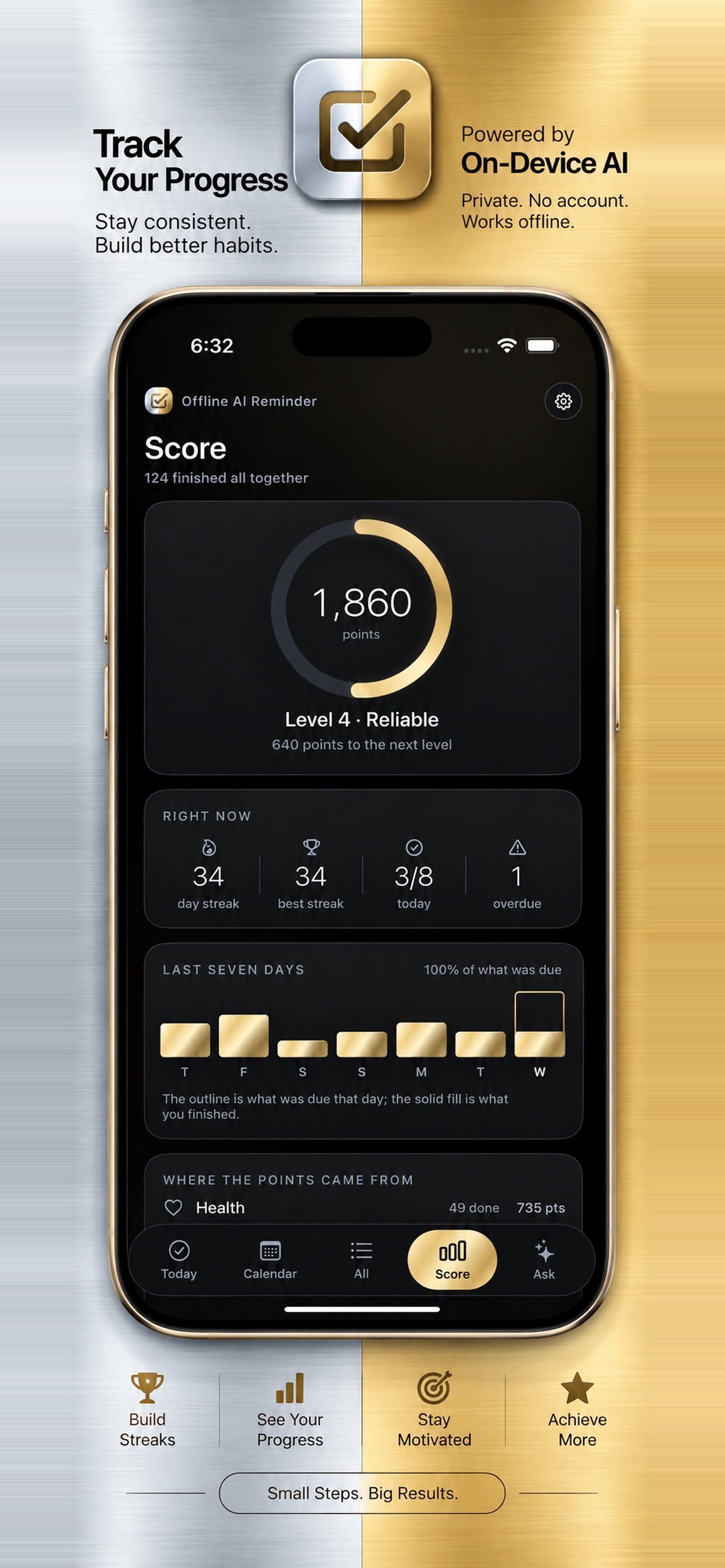 Screenshot 3 of Offline AI Reminder