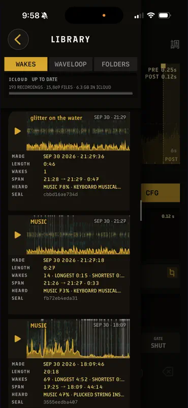 Wake: Sound Activated Recorder screenshot 4 of 5