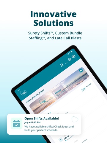 Coastal Care Staffing iPad screenshot