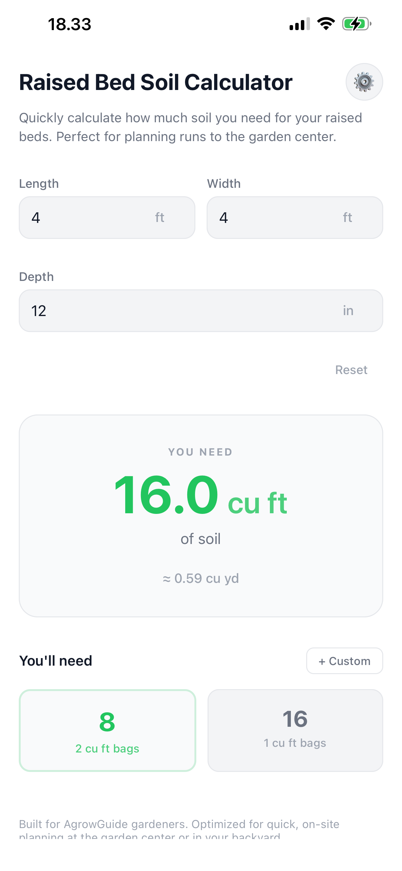 Garden Soil & Planting Calc screenshot 7