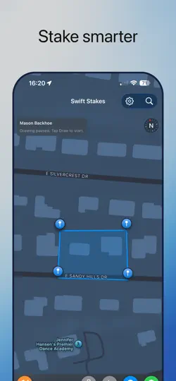 Swift Stakes: Blue Stakes Utah iPhone Screenshot 2
