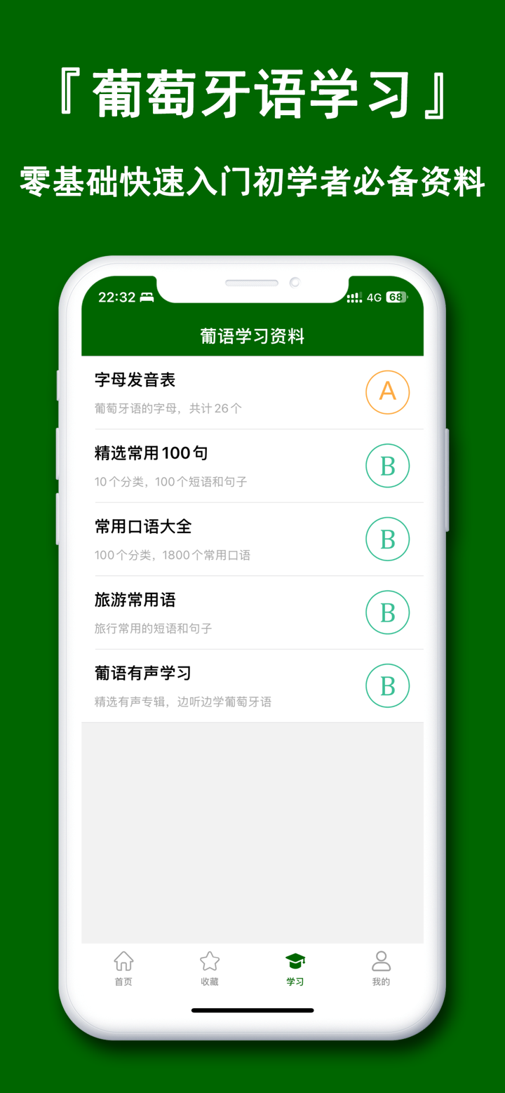 葡萄牙语翻译官-出国旅游葡语学习翻译助手 screenshot 4