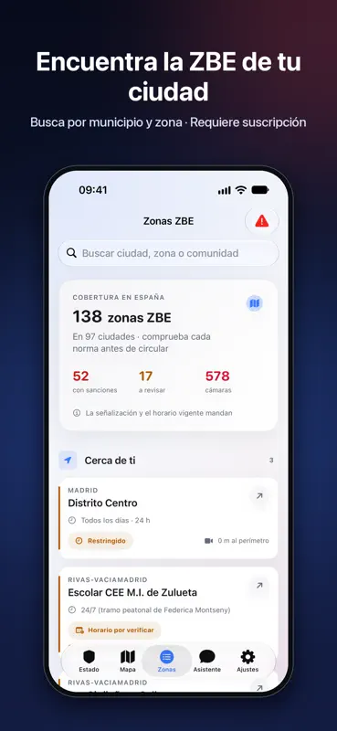 ZBE Alert: Bajas Emisiones screenshot 1 of 2