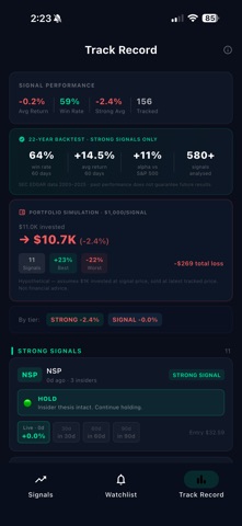 C-Suite Buys Screenshot 2 of 5