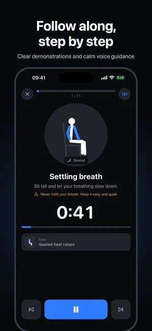 MoveWell: Chair Exercise 50+ screenshot 4