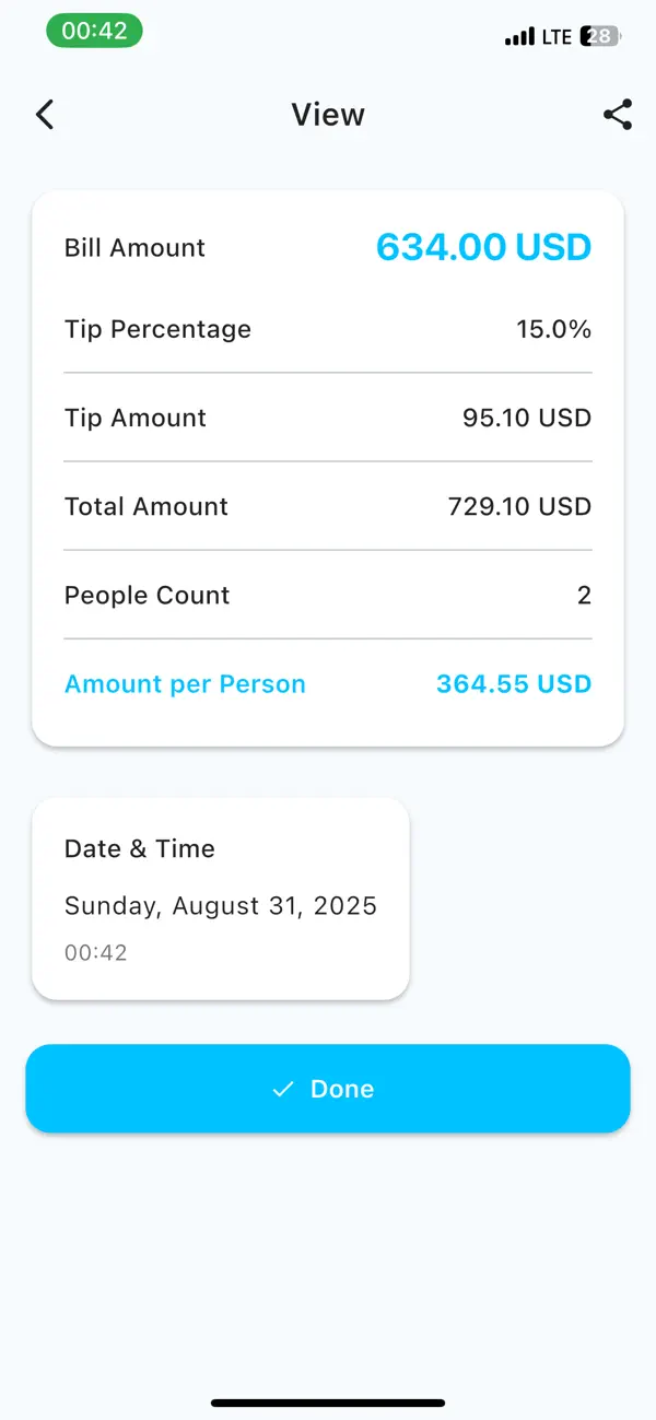 #1. Tip And Split (iOS) Göre: Mohammed Taleb brahim