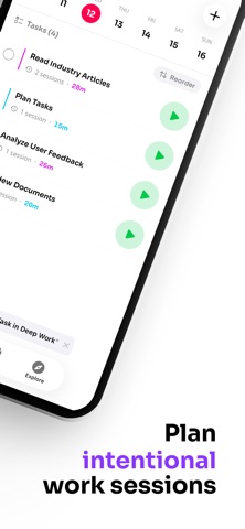 Deep Work: Focus & Flow Screenshot 3 of 6