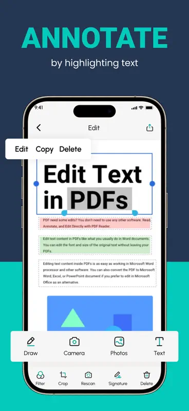 PDF Scanner : Maker & Editor • screenshot 4 of 6