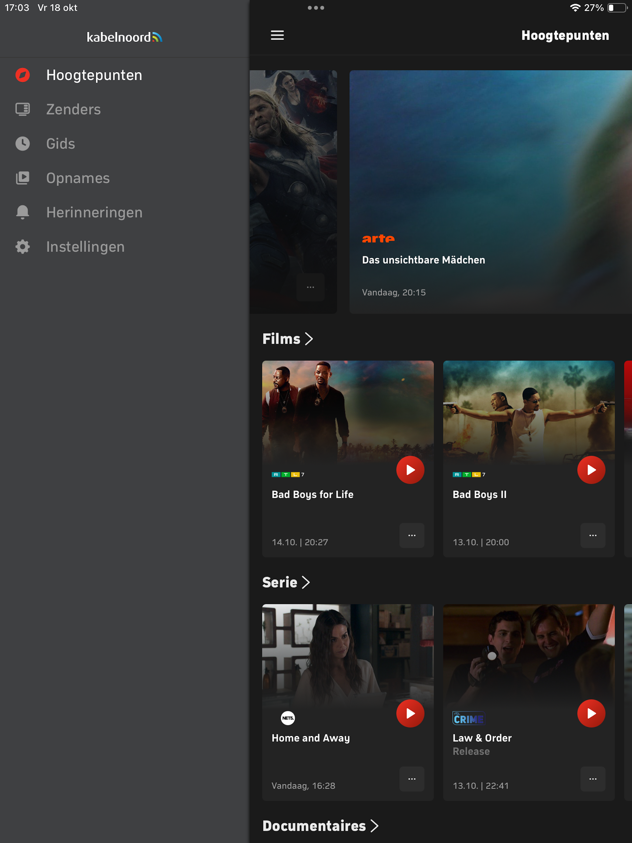 Kabelnoord TV App screenshot 6