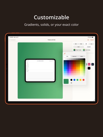 Framewich: Frame Screenshots iPad screenshot