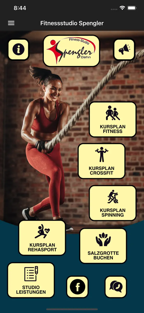 Screenshot #1 pour Fitnessstudio Spengler