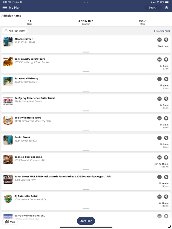 The Northern Outer Bank iPad screenshot 9 - Travel app