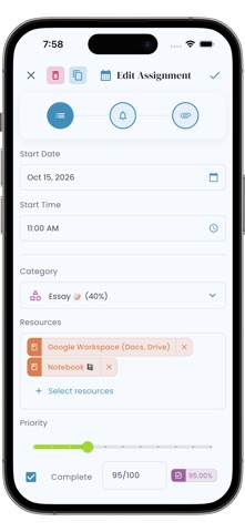 Helium - Student Planner Screenshot 6 of 7