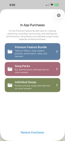 Sing My Songs screenshot