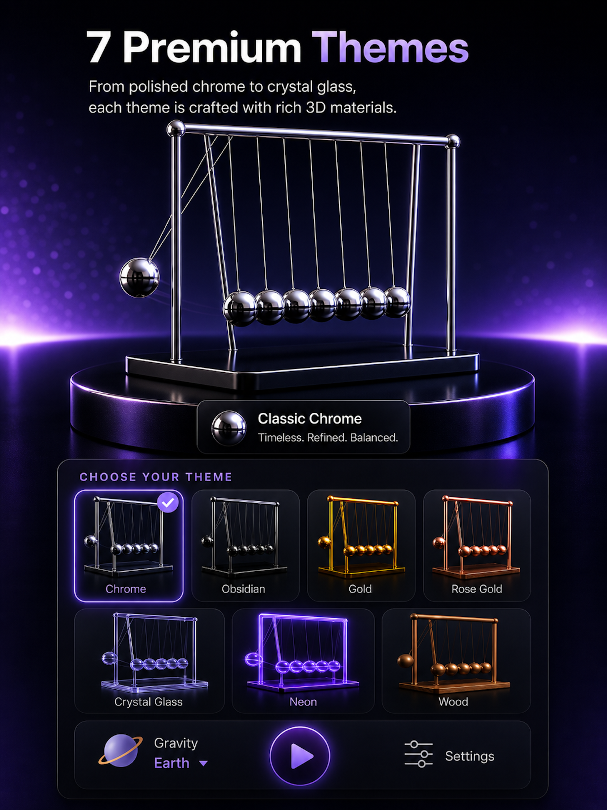 Kinetic Cradle: ASMR Relax