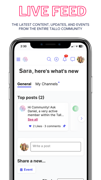 Tallo Community Screenshot