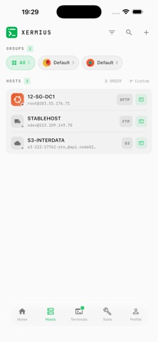 Xermius - SSH Terminal Screenshot 1 of 10