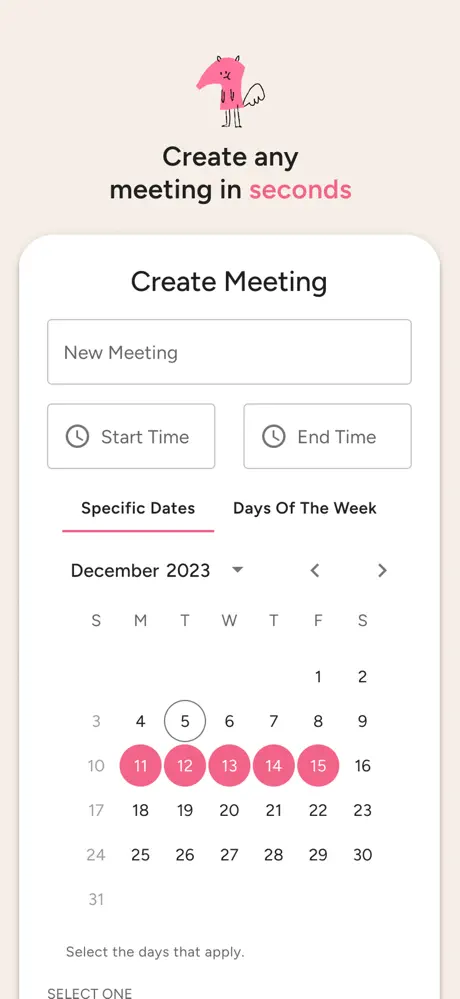 ZotMeet screenshot 2