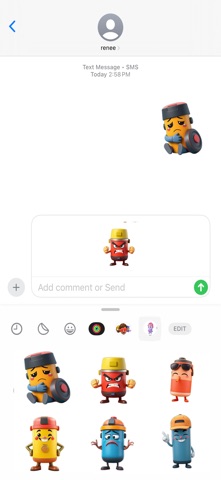 Camping Thermos Stickers screenshot