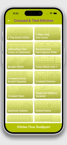 iStitches Three: Needlepoint screenshot