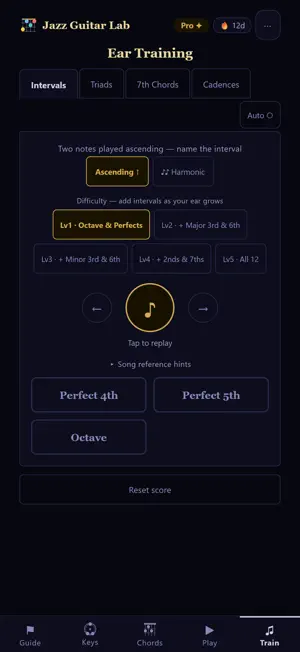 Archtone: Jazz Guitar Chords screenshot 1