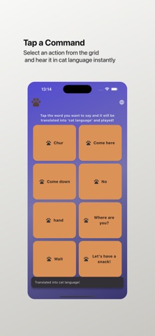 Neko - Cat translator iPhone screenshot