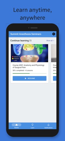 Summit Anesthesia Seminars screenshot