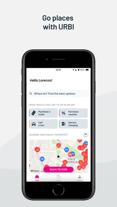 Screenshot #1 pour URBI - your mobility solution