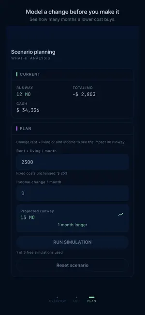 Financial Runway screenshot 1