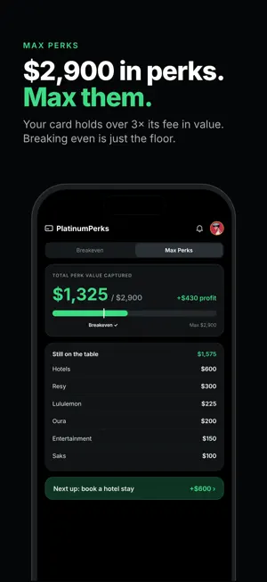 Platinum Perks screenshot 4