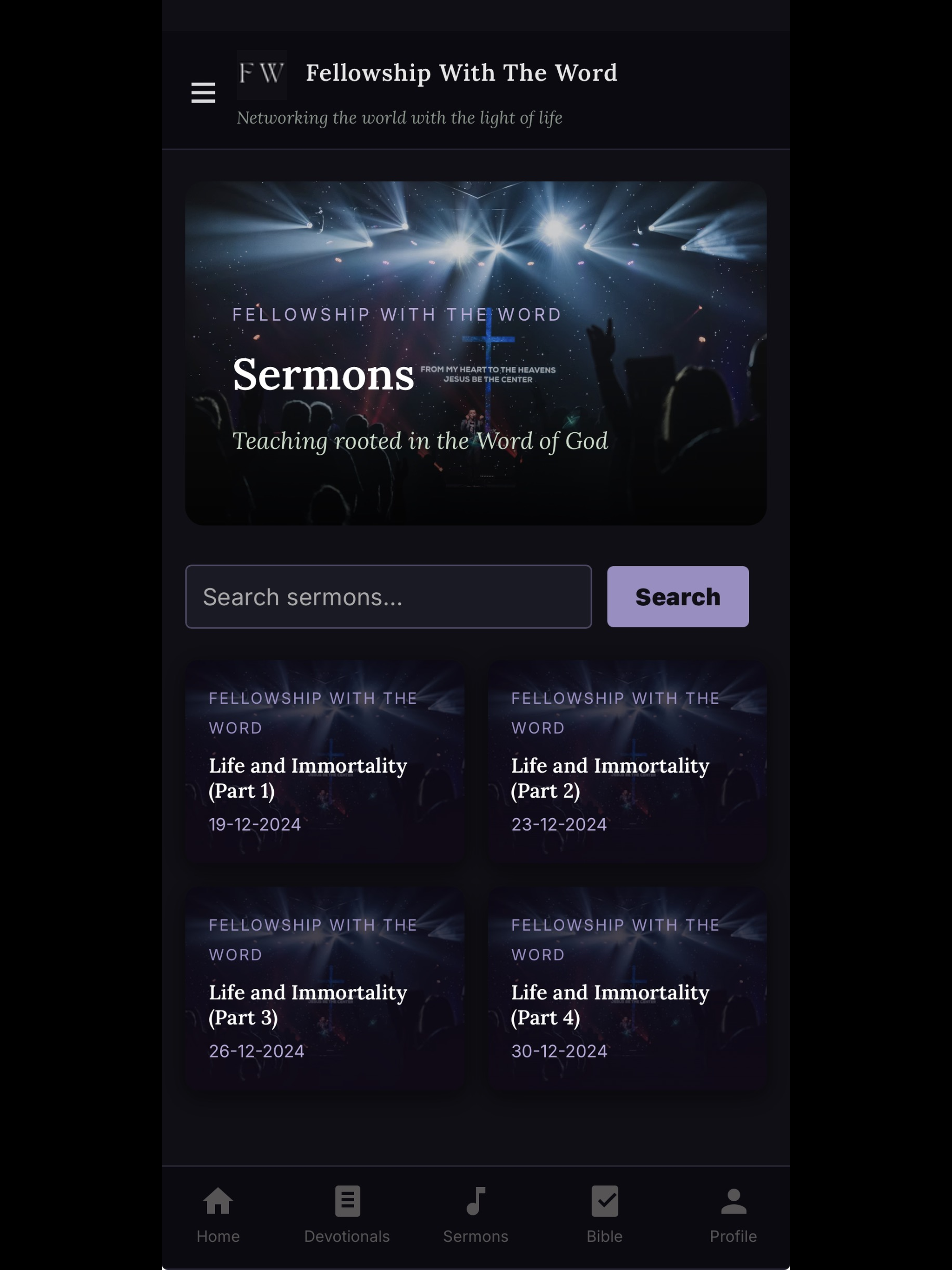 Fellowship With The Word screenshot 13