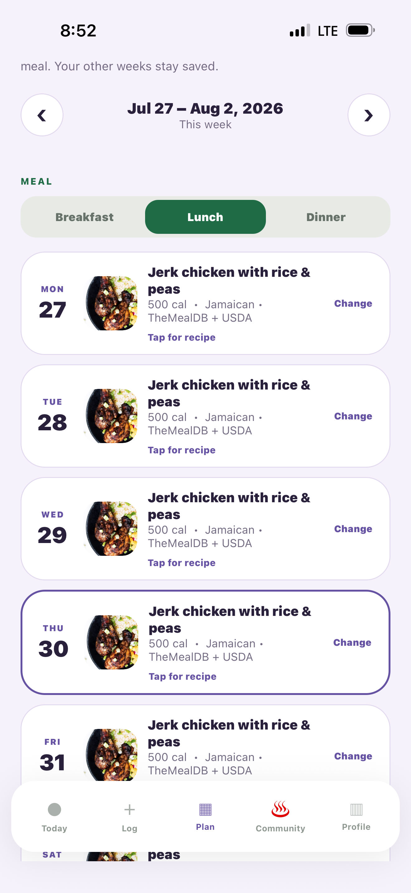 Eat and Track screenshot 2