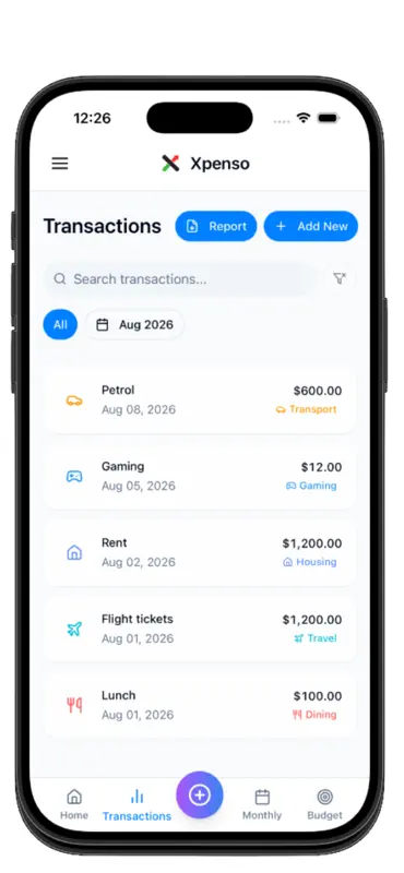 Xpenso: Manage your expenses screenshot 1 of 6