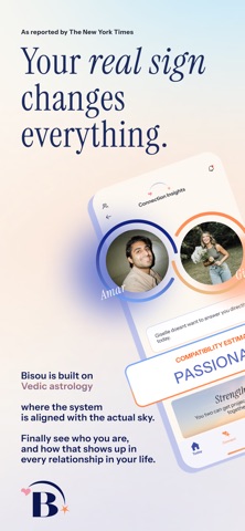 Bisou: Astrology + Connection iPhone screenshot 1