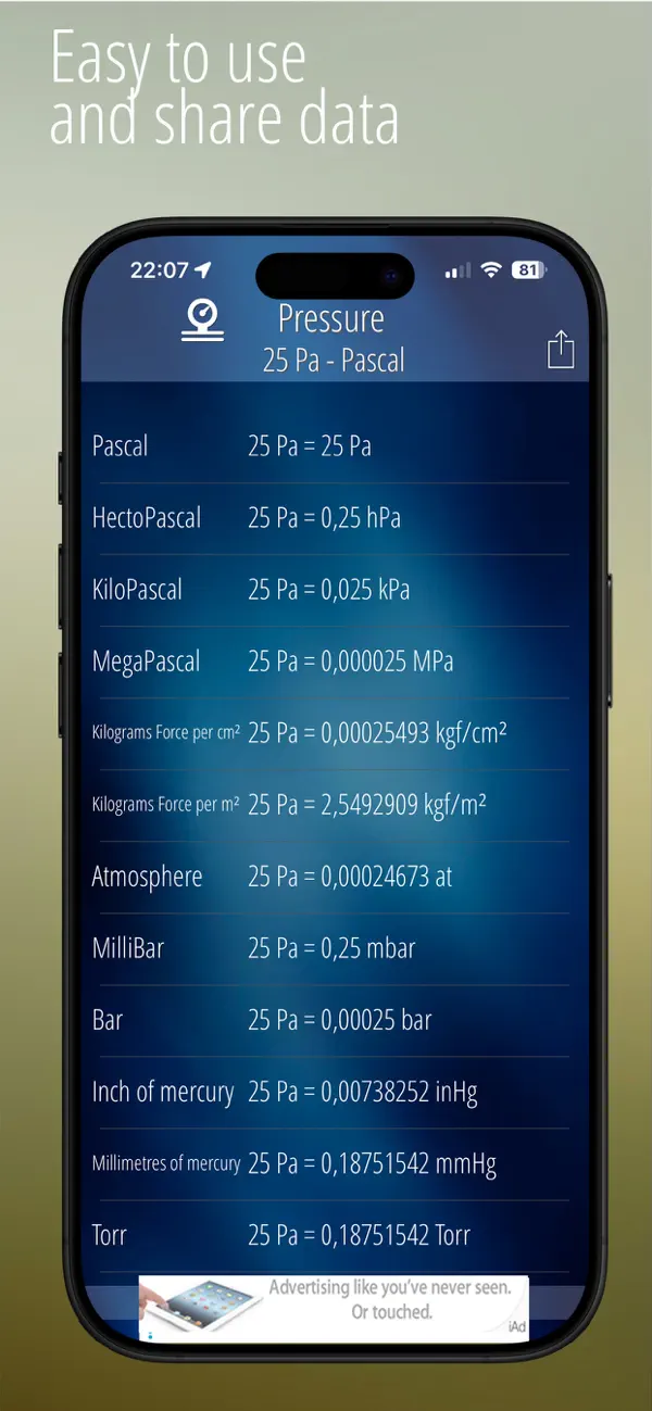 Screenshot #2 pour iMeasure!Lite -Converter