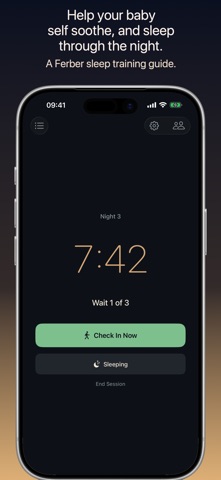 Baby Sleep Trainer: Ferber iPhone screenshot